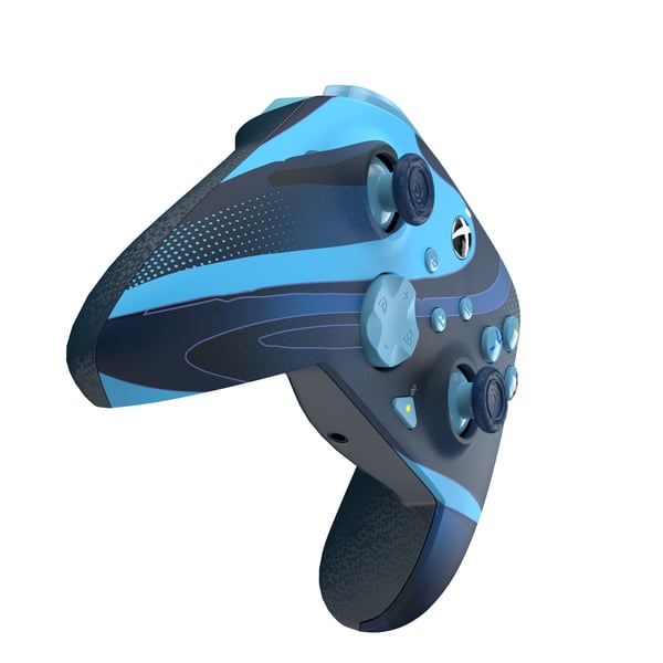 PDP REMATCH GLOW Advanced Blå USB Spelplatta Analog / Digital PC, Xbox One, Xbox Series S, Xbox Series X
