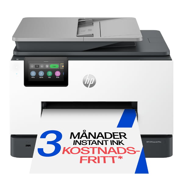 HP OfficeJet Pro 9135e Trådlöst All-in-One Färg Skrivare, Instant Ink; Dubbelsidig utskrift
