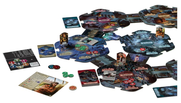 Asmodee FFGD1040 brætspil Arkham Horror Udvidelsespakker til brætspil Rejser/eventyr