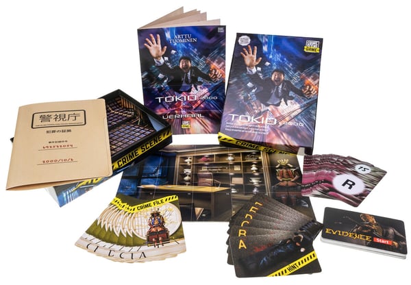 Tactic Gamestorm Crime Scene Tokyo 2000 lautapeli