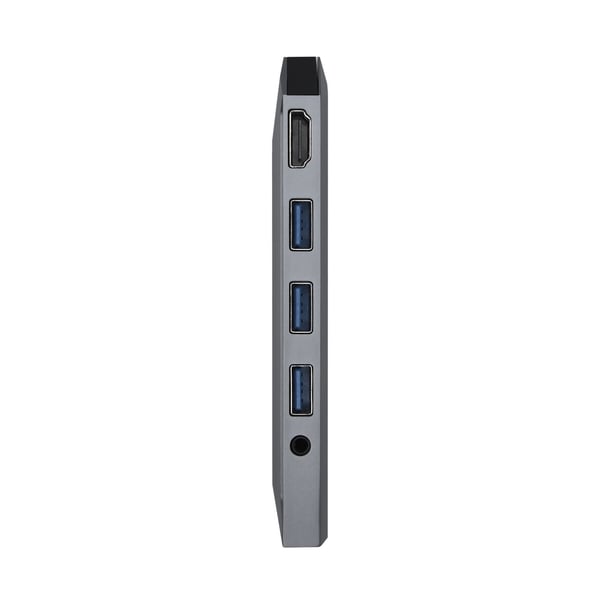 AISENS ASUC-9P001-GR dockingstation Ledningsført Thunderbolt 3 Grå