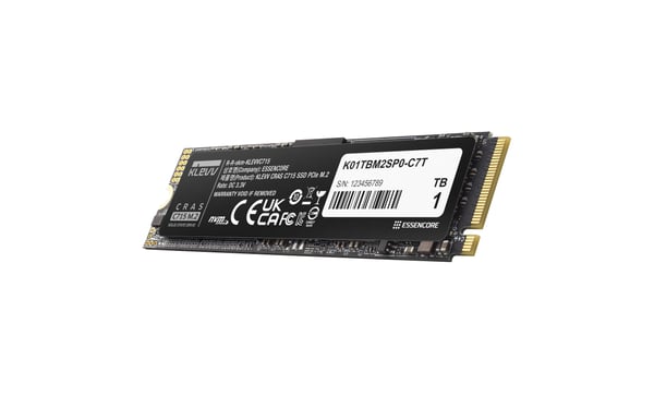 Klevv CRAS C715 1 TB M.2 PCI Express 3.0 NVMe 3D TLC NAND