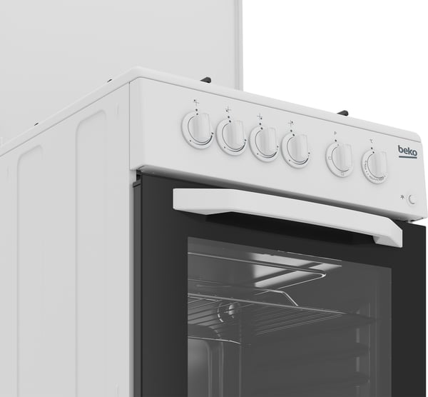Beko CSS42014FW Fritstående komfur Elektrisk Gaskomfur Hvid
