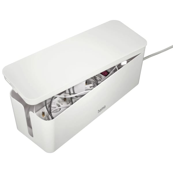 Hama 00221011 kabelorganisator Universel Kabelboks Hvid