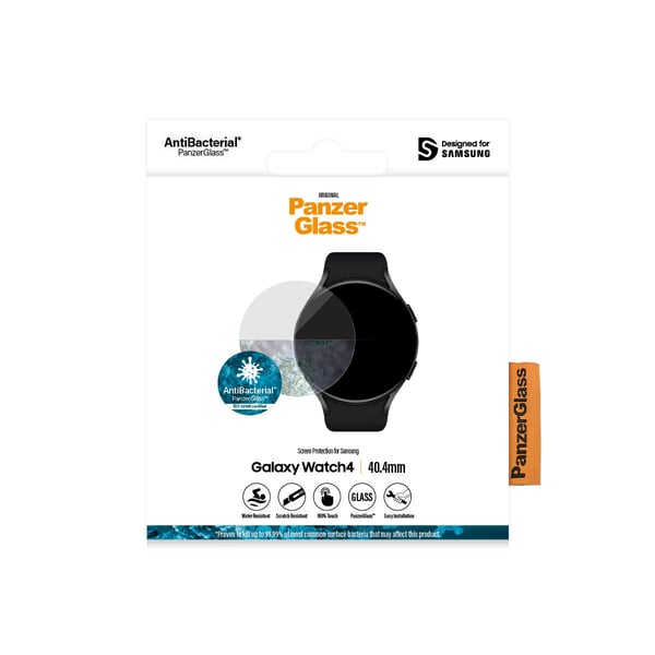 PanzerGlass ® Samsung Galaxy Watch 4 40mm | Screen Protector Glass Kirkas näytönsuoja 1 kpl
