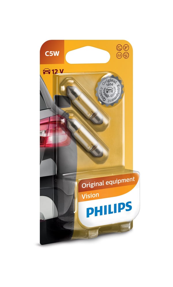 Philips Vision 12844B2 Traditionel signallyskilde og interiørlyskilde