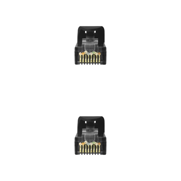 Nanocable 10.20.1800-L25-BK netværkskabel Sort 0,25 m Cat6a U/UTP (UTP) Rund