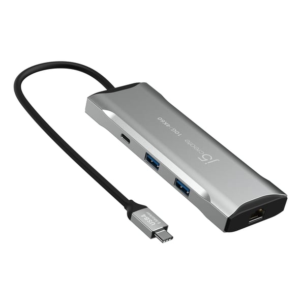 j5create JCD393-N 4K60 Elite USB-C® 10Gbps mini dockningsstation