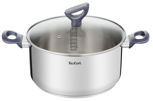 Tefal Daily Cook G7124645 kastrull 4,5 l Rund Rostfritt stål