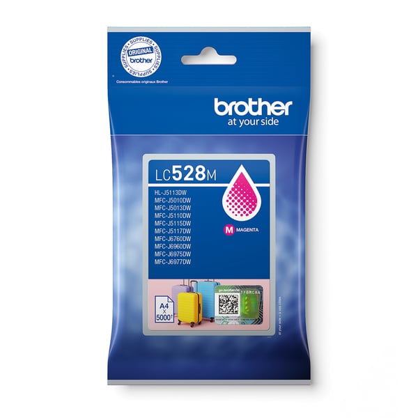 Brother LC528M mustekasetti 1 kpl Alkuperäinen Magenta