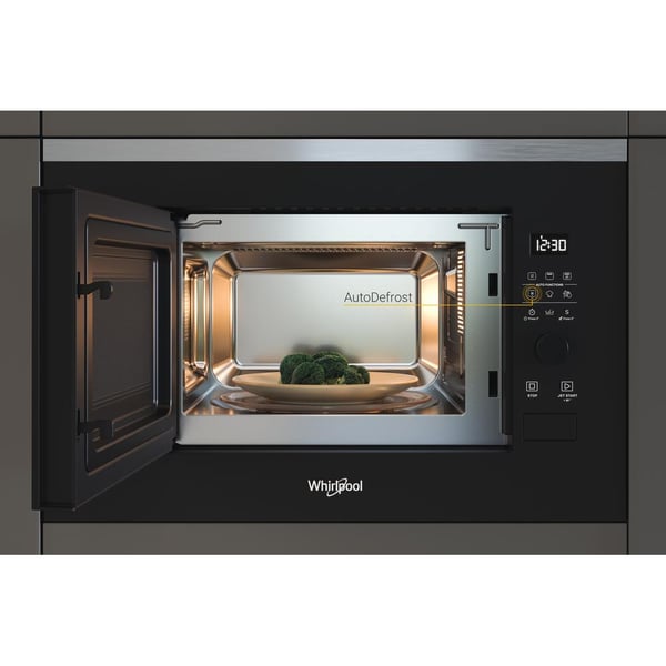 Whirlpool WMF201G Svart, Rostfritt stål Grillmikrovågsugn Inbyggd 20 l 800 W