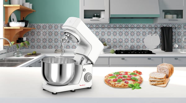 Moulinex QA1501 matberedare 800 W 4,8 l Vit, Grå