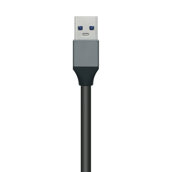 AISENS A106-0507 gränssnittshubbar USB 3.2 Gen 1 (3.1 Gen 1) Type-A 5000 Mbit/s Grå