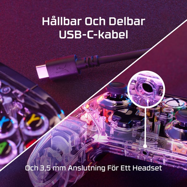 HyperX Clutch Gladiate – trådad RGB gaminghandkontroll – Xbox