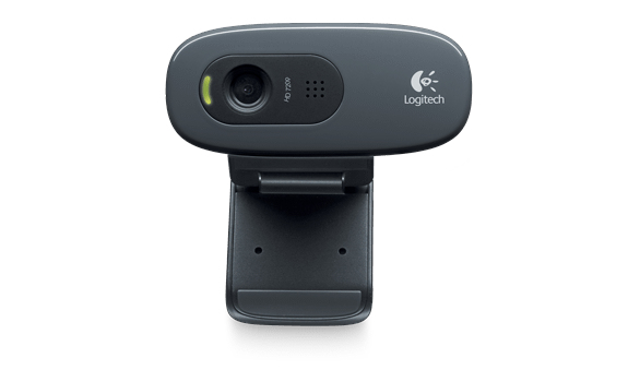 Logitech HD C270 webcam 3 MP 1280 x 720 pixel USB 2.0 Sort, Grå