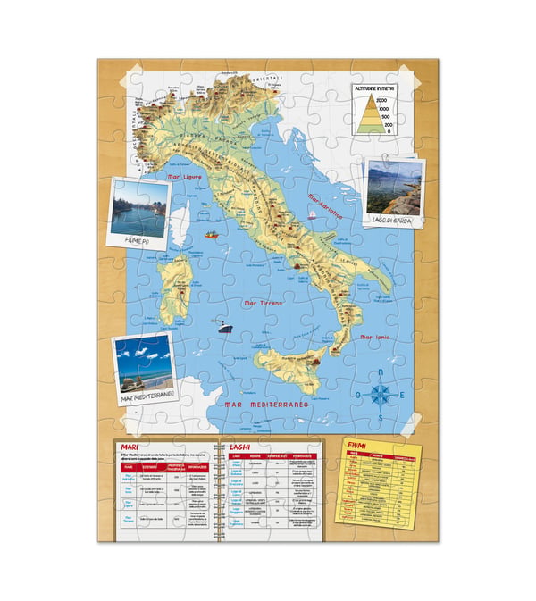 Clementoni Sapientino Più 16594 sällskapsspel Pussel Quiz