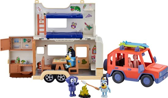 Moose Toys Bluey Auto en Kamper Speelset