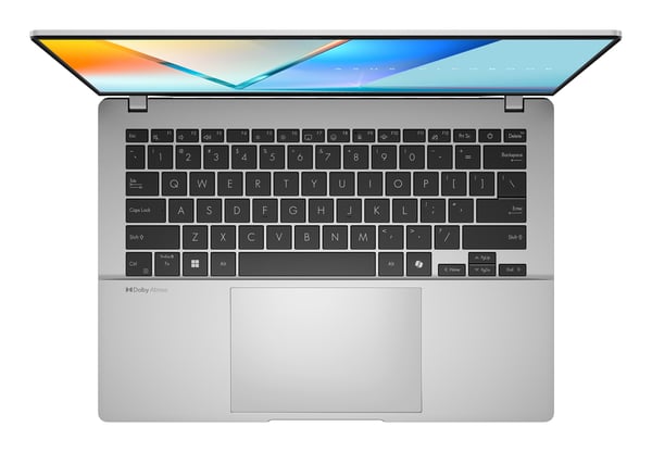 ASUS Vivobook S14 OLED S5406SAL-SF315W Copilot+ PC Intel Core Ultra 5 226V Laptop 35,6 cm (14") WUXGA 16 GB LPDDR5x-SDRAM 512 GB SSD Wi-Fi 7 (802.11be) Windows 11 Home Sølv QWERTZ Tysk