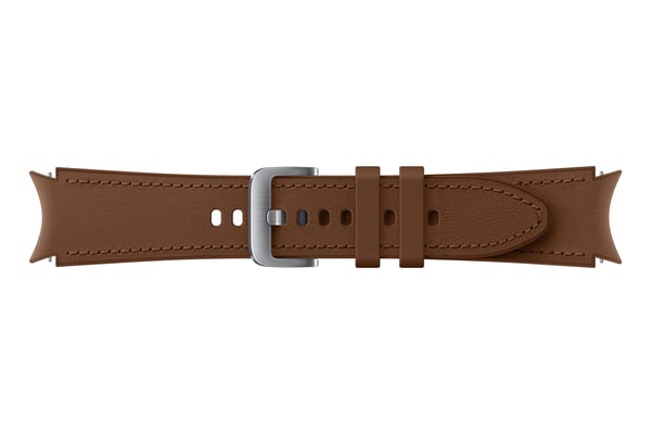 Samsung Hybrid læderrem (20 mm, S/M), Camel (ET-SHR88SAEGEU)