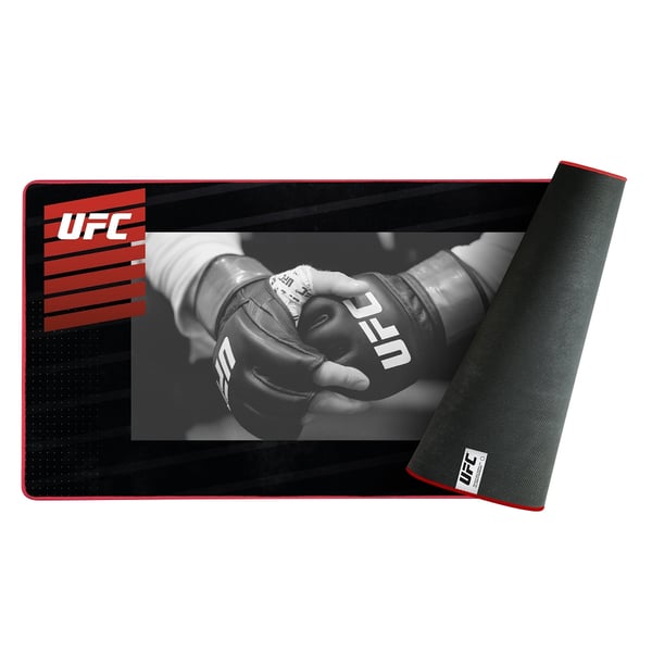 Konix UFC XXL Spelmusmatta Svart, Röd