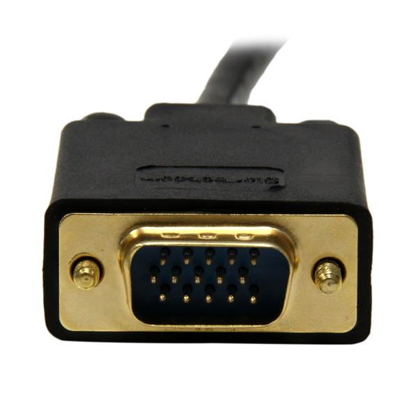 StarTech.com MDP2VGAMM10B videokaapeli-adapteri 3 m mini DisplayPort VGA (D-Sub) Musta