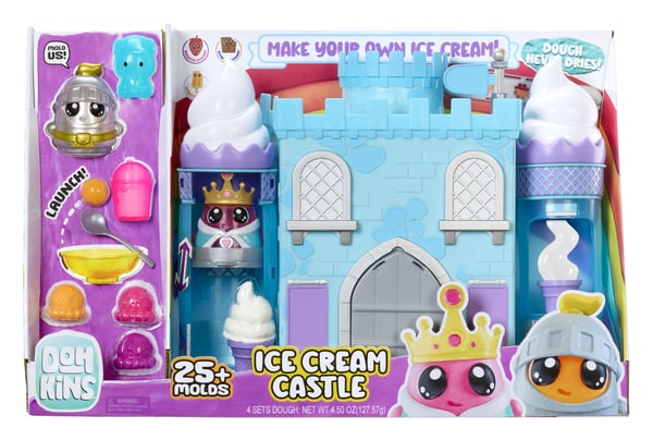 MGA Entertainment DohKins Ice Cream Castle Leksaksset för modellera 127,57 g Multifärg