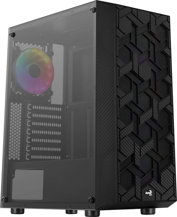 Aerocool Hive FRGB Midi Tower Svart