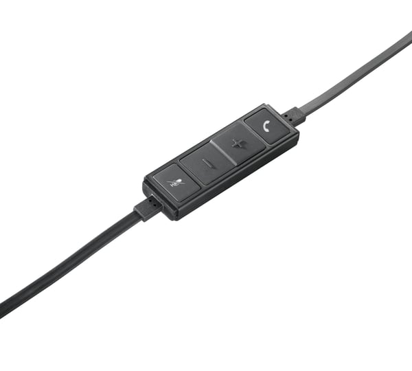 Logitech H650E Kuulokkeet Langallinen Pääpanta Toimisto/puhelukeskus USB A-tyyppi Musta, Hopea
