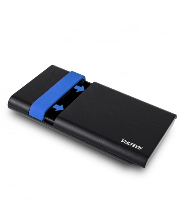 Vultech GS-15U3 drevkabinet HDD kabinet Sort, Blå 2.5"