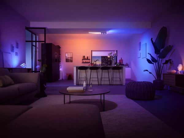 Philips Hue White and Color ambiance Centris loftslampe med 3 spots