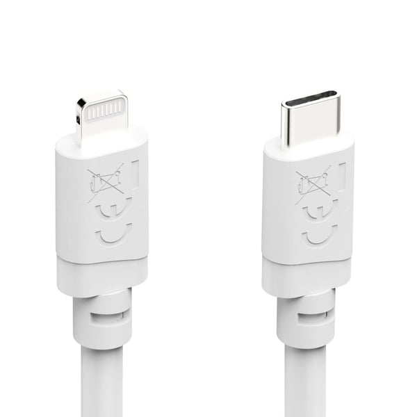 Hama 00125150 Lightning kabel 2 m Hvid