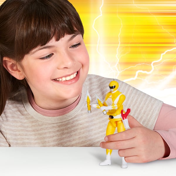 Power Rangers Auto-Morphin Yellow Ranger Figure