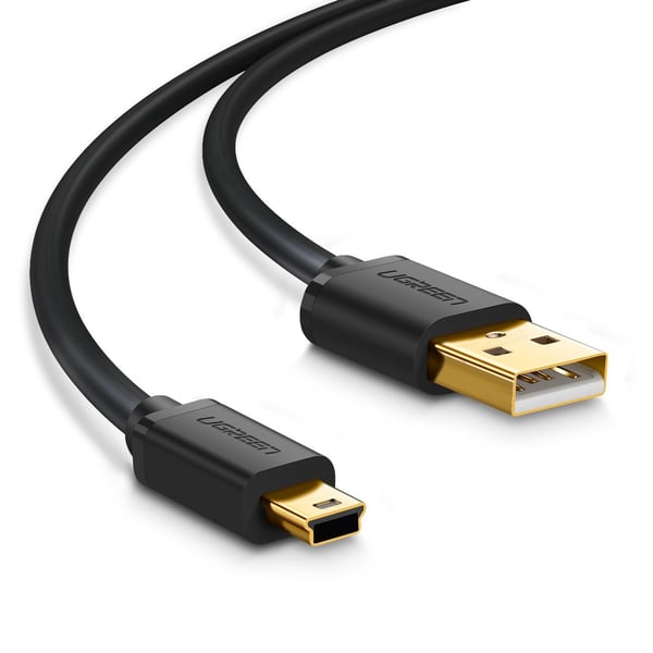 Ugreen 10355 USB-kabel USB 2.0 1 m USB A Mini-USB B Sort Ugreen 10355 USB-kabel USB 2.0 1 m USB A Mini-USB B Sort