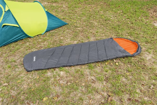 Bestway 68103 / 24 sovepose Voksen Mumietaske Polyester Grå, Orange