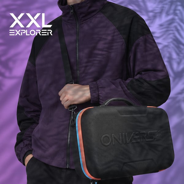 Oniverse XXL Explorer Hårdt etui Nintendo Sort