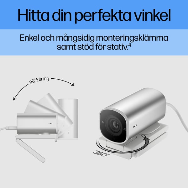 HP 960 4K-webbkamera för streaming
