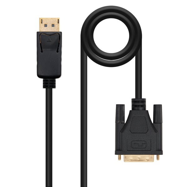 Nanocable 10.15.4503 videokabel adapter 3 m DisplayPort DVI Sort