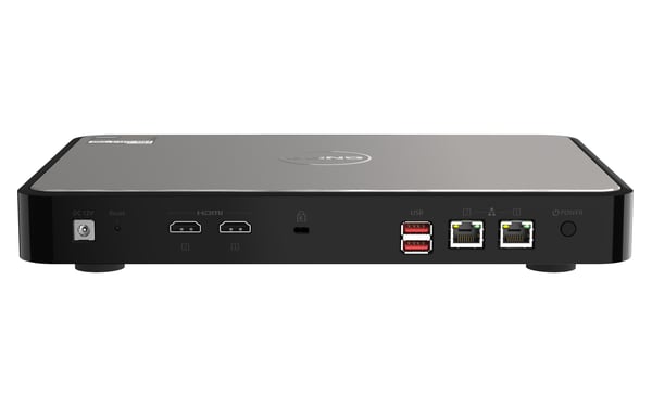 QNAP HS-264 NAS Skrivbord Intel® Celeron® N5105 8 GB 0 TB QNAP Turbo System Svart