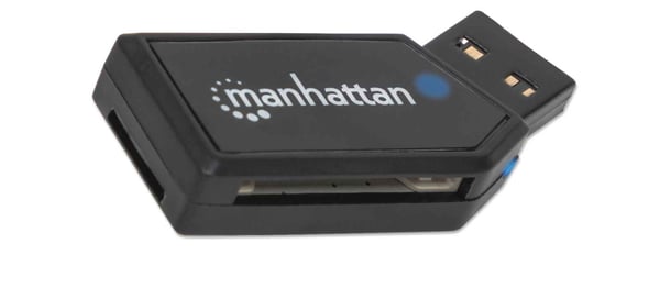 Manhattan 101677 kortinlukija USB 2.0 Musta