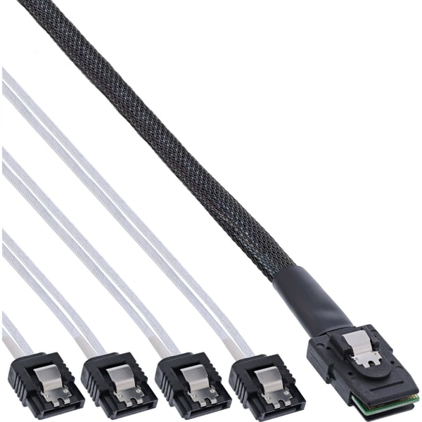 InLine 27620A Serial Attached SCSI (SAS)-kabel 0,75 m Rød