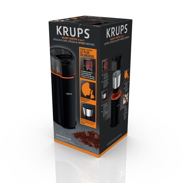 Krups Silent Vortex GX3328 175 W Svart