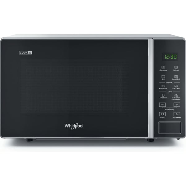 Whirlpool Cook20 MWP 203 SB Svart, Silver Grillmikrovågsugn Bänkdiskmaskin 20 l 700 W