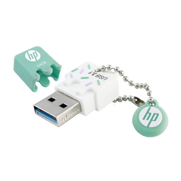 HP x778w USB-nøgle 64 GB USB Type-A 3.2 Gen 1 (3.1 Gen 1) Grøn, Hvid