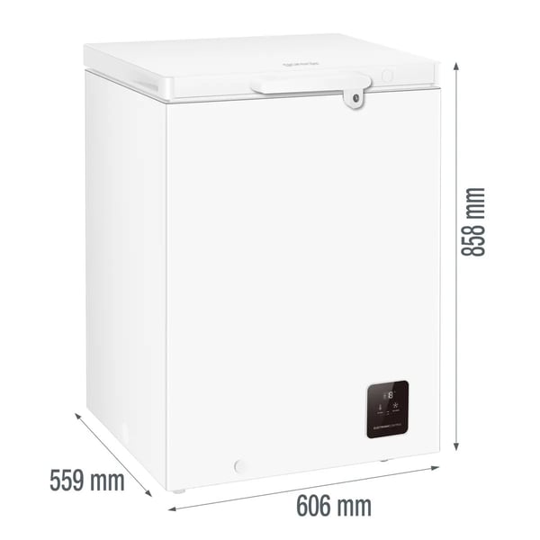 Gorenje FH15E6W5 Frysbox Fristående 141 l Vit