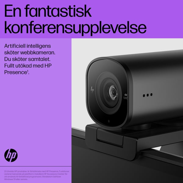 HP 965 4K-webbkamera för streaming