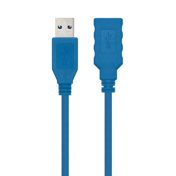 Nanocable 10.01.0901-BL USB-kabel USB 3.2 Gen 1 (3.1 Gen 1) 1 m USB A 5 Gbit/sek. Blå