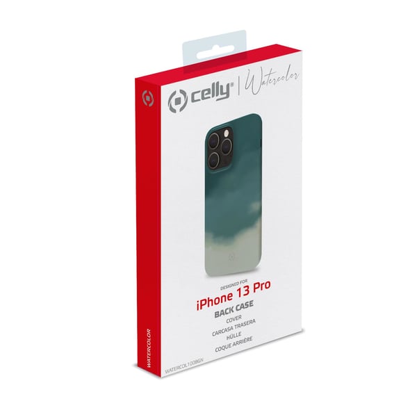 Celly WATERCOLOR iPhone 13 Pro mobiltelefon etui 15,5 cm (6.1") Cover Grøn