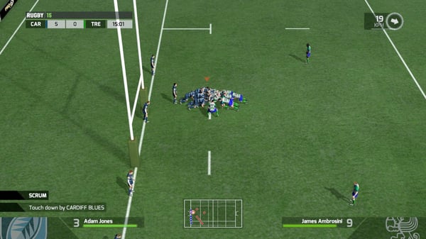 BANDAI NAMCO Entertainment Rugby 15, Xbox 360 Standard Italiensk