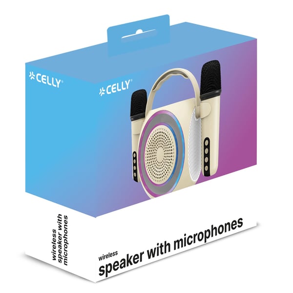Celly PARTYMIC2 Hvid 6 W