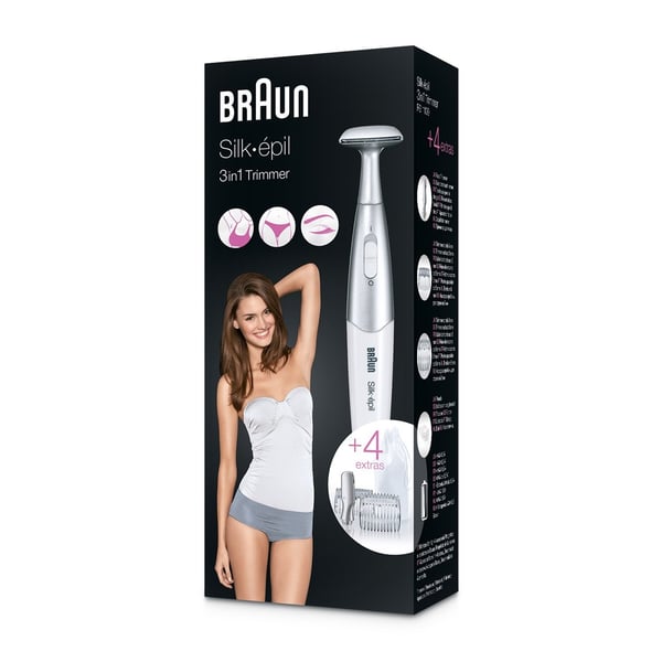 Braun Silk-épil FG 1100 Sølv, Hvid
